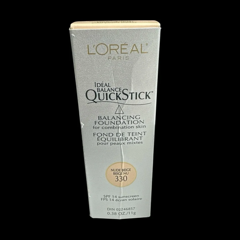 Loreal Ideal Balance QuickStick Foundation 330 Nude Beige SPF 14 New In Box